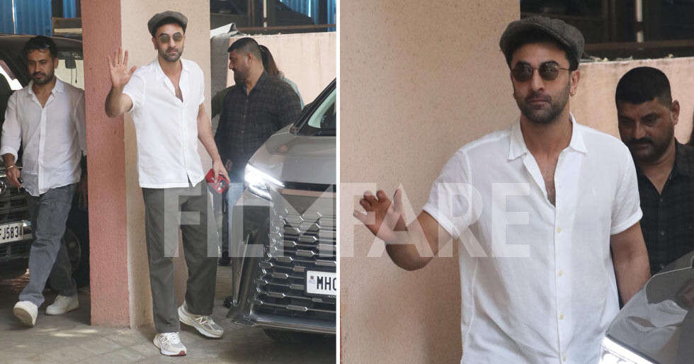 Photos: Ranbir Kapoor Visits Sanjay Leela Bhansalis Office