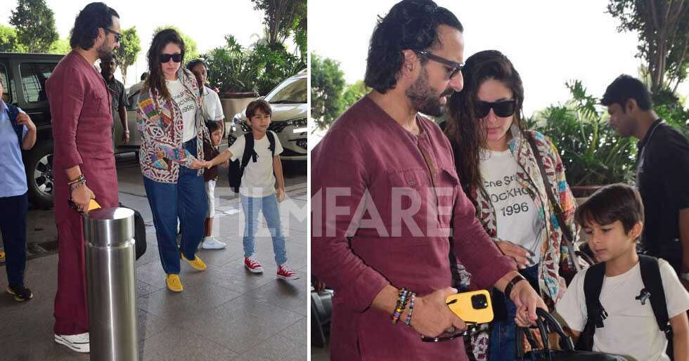 Saif Ali Khan Kareena Kapoor Khan jet off for year-end vacation