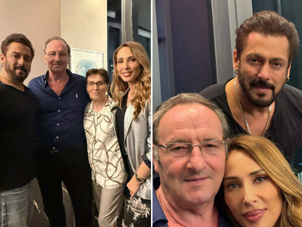 Salman Khan celebrates Iulia Vanturs fathers birthday in Dubai