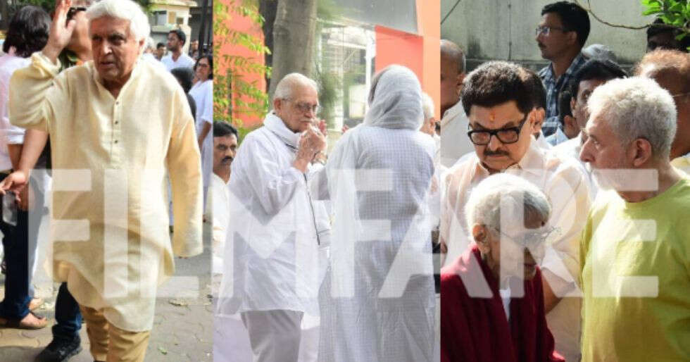 Naseeruddin Shah Gulzar and more pay their last respects to Shyam Benegal