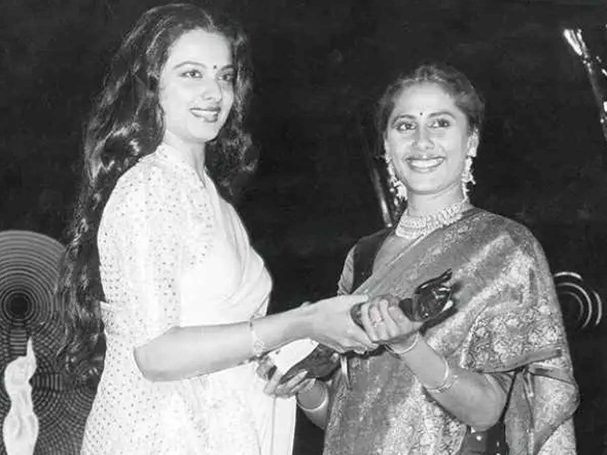 Smita Patil and Rekha