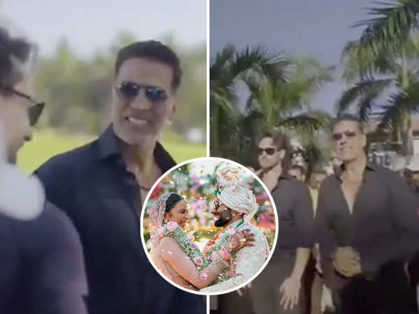 Watch: Akshay Kumar and Tiger Shroff dance at Jackky Bhagnani and Rakul Preet Singh’s wedding