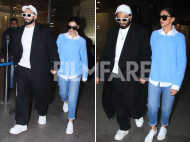 Power couple Deepika Padukone and Ranveer Singh walk hand-in-hand out of the airport. See pics: