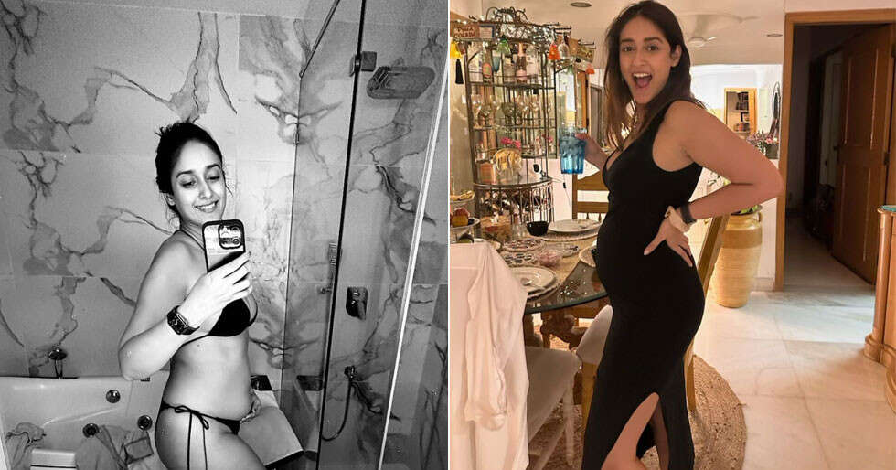 Ileana D’Cruz flaunts her baby bump in a bikini in a throwback pic