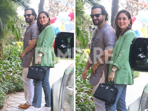 Kareena Kapoor Khan and Saif Ali Khan celebrate their son Jeh’s birthday in the city. Pics: