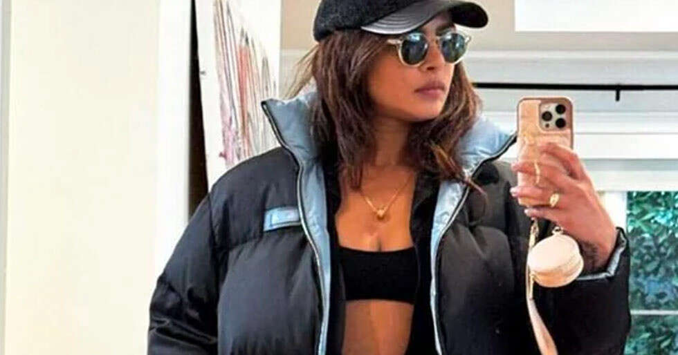 In pics: Priyanka Chopra Jonas elevates her style in an oversized bomber jacket