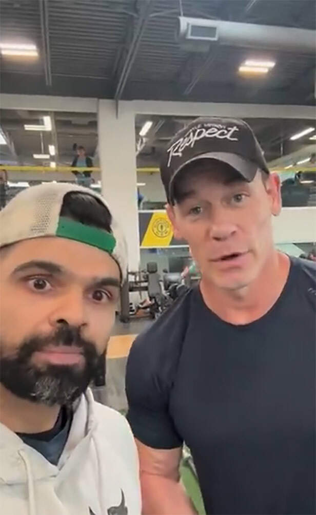 Shah Rukh Khan John Cena