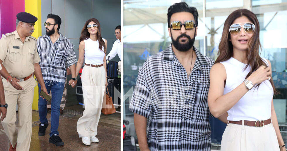 Shilpa Shetty and Raj Kundra jet off to Goa for Rakul Preet Singh and Jackky Bhagnani’s wedding