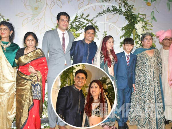 Ira Khan and Nupur Shikhare's wedding reception: Aamir Khan, Reena Dutta & family join celebrations