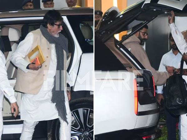 Amitabh Bachchan and Abhishek Bachchan jet off to Ayodhya for the Ram Temple inauguration