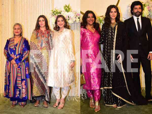 Ira Khan-Nupur Shikhare reception: Farhan Akhtar, Jaya Bachchan and more attend