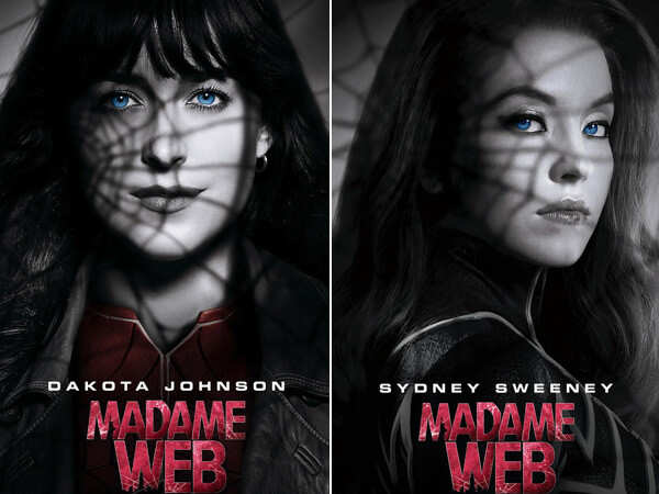 Madame Web posters reveal Dakota Johnson, Sydney Sweeney and more from the Spider-Man universe