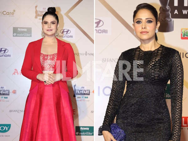 69th Hyundai Filmfare Awards 2024 with Gujarat Tourism Curtain Raiser: Nushrratt Bharuccha & Zareen Khan walk the red carpet