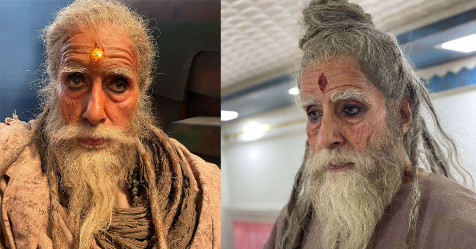 BTS looks of Amitabh Bachchan as Ashwatthama from Kalki 2898 AD