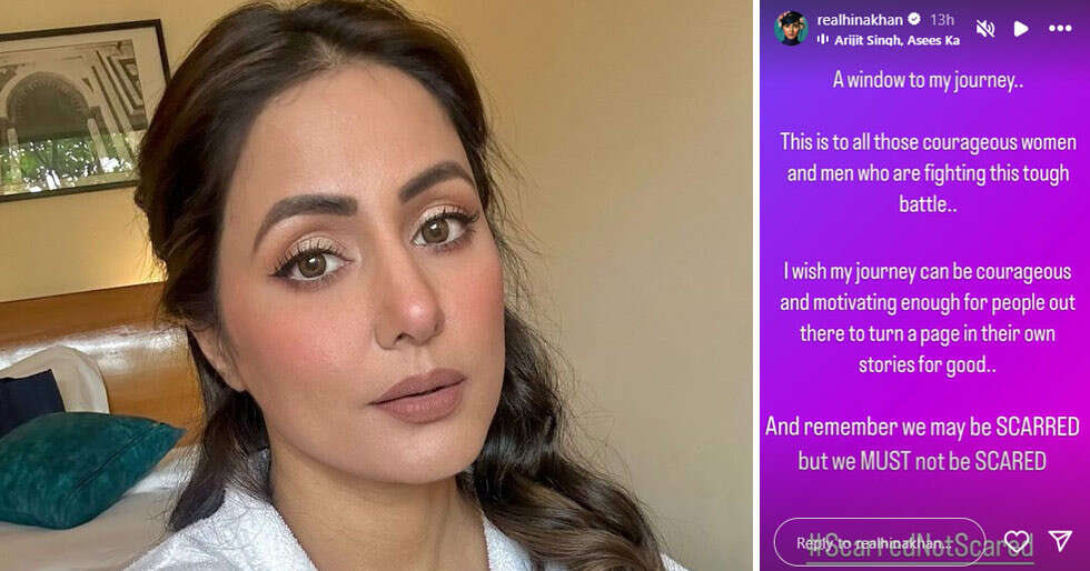 Hina Khan encourages cancer survivors post her breast cancer diagnosis ...