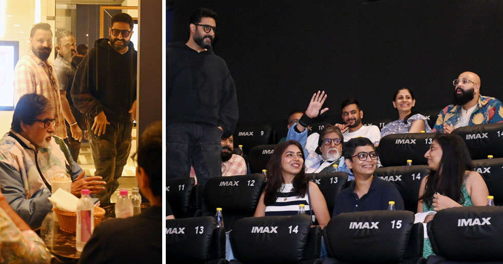 Amitabh Bachchan Watched The Movie “Kalki” With His Son