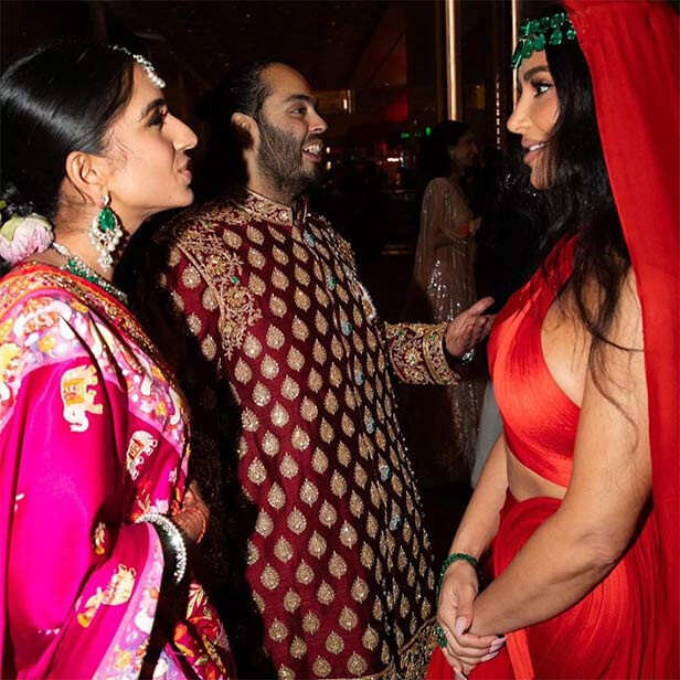 Kim Kardashian Anant Radhika