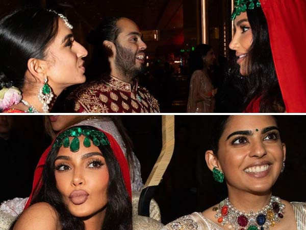 Kim Kardashian shares pictures from Anant-Radhika's gala wedding