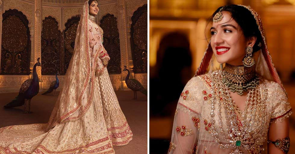 Radhika Merchant is a sight to behold in her bridal wear