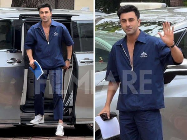 Photos: Ranbir Kapoor visits Sanjay Leela Bhansali at his home ...