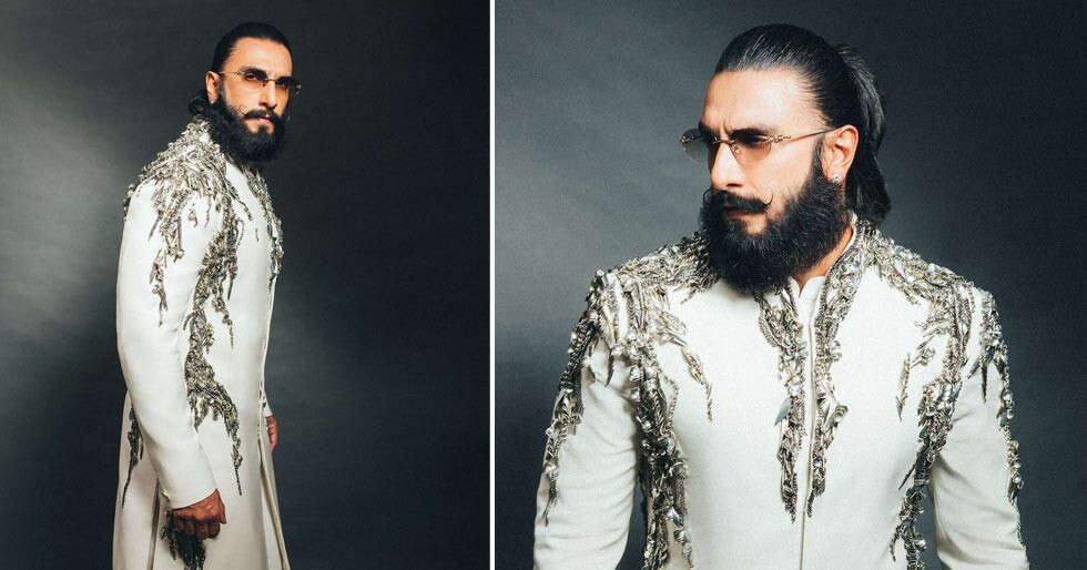 Ranveer Singh drops pics in his new look from Anant-Radhika’s sangeet ...