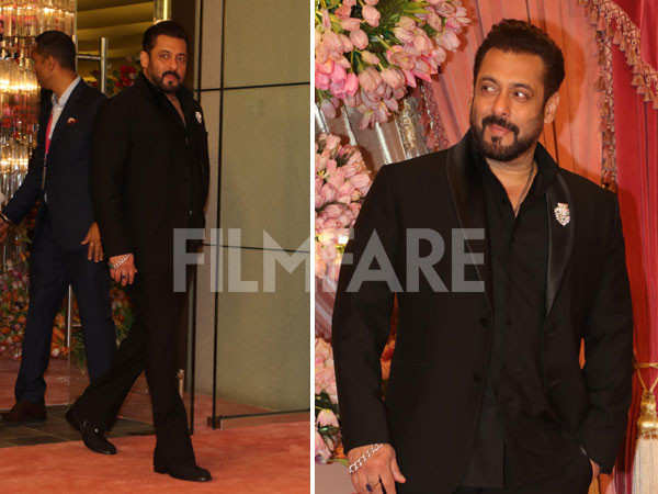 Salman Khan makes a grand entry at Anant-Radhika’s sangeet
