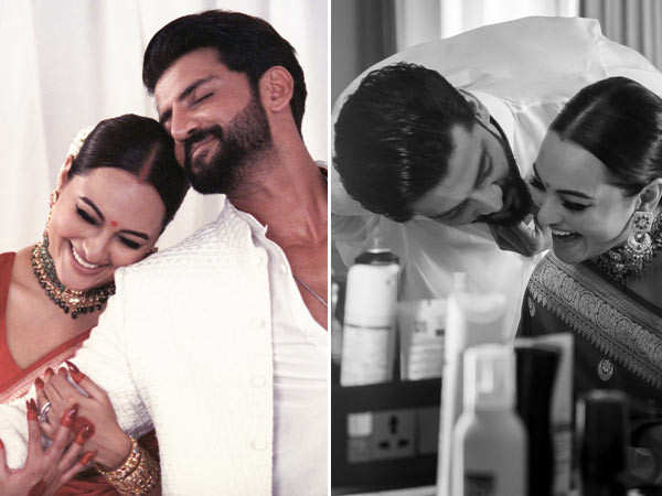 Sonakshi Sinha shares mushy wedding pictures with Zaheer Iqbal