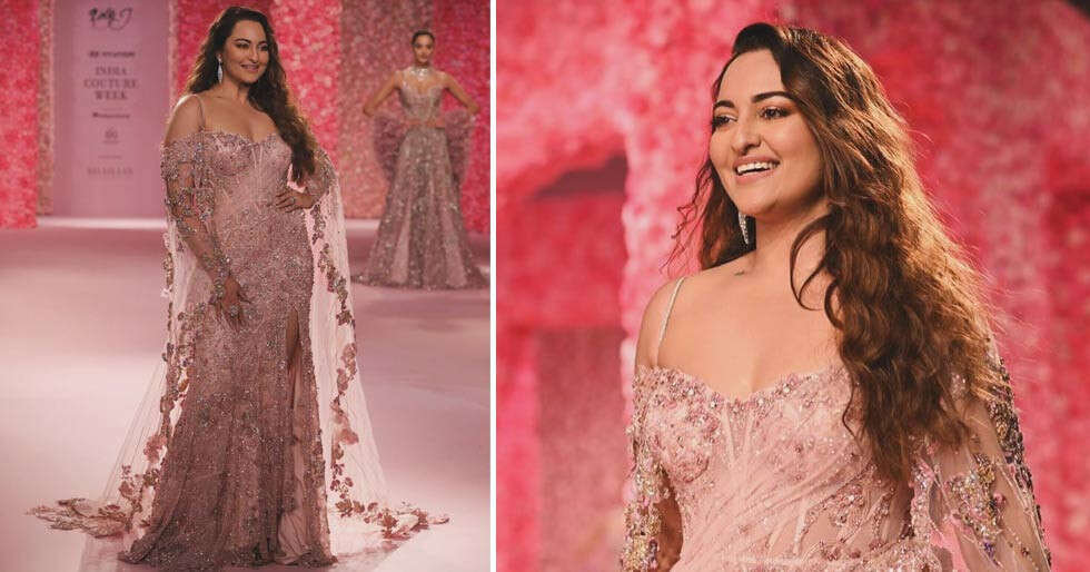 Sonakshi Sinha looks captivating at the India Couture Week