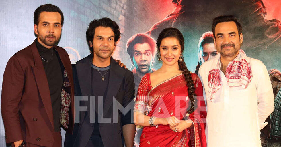 Photos: Rajkummar Rao and Shraddha Kapoor at Stree 2’s trailer launch