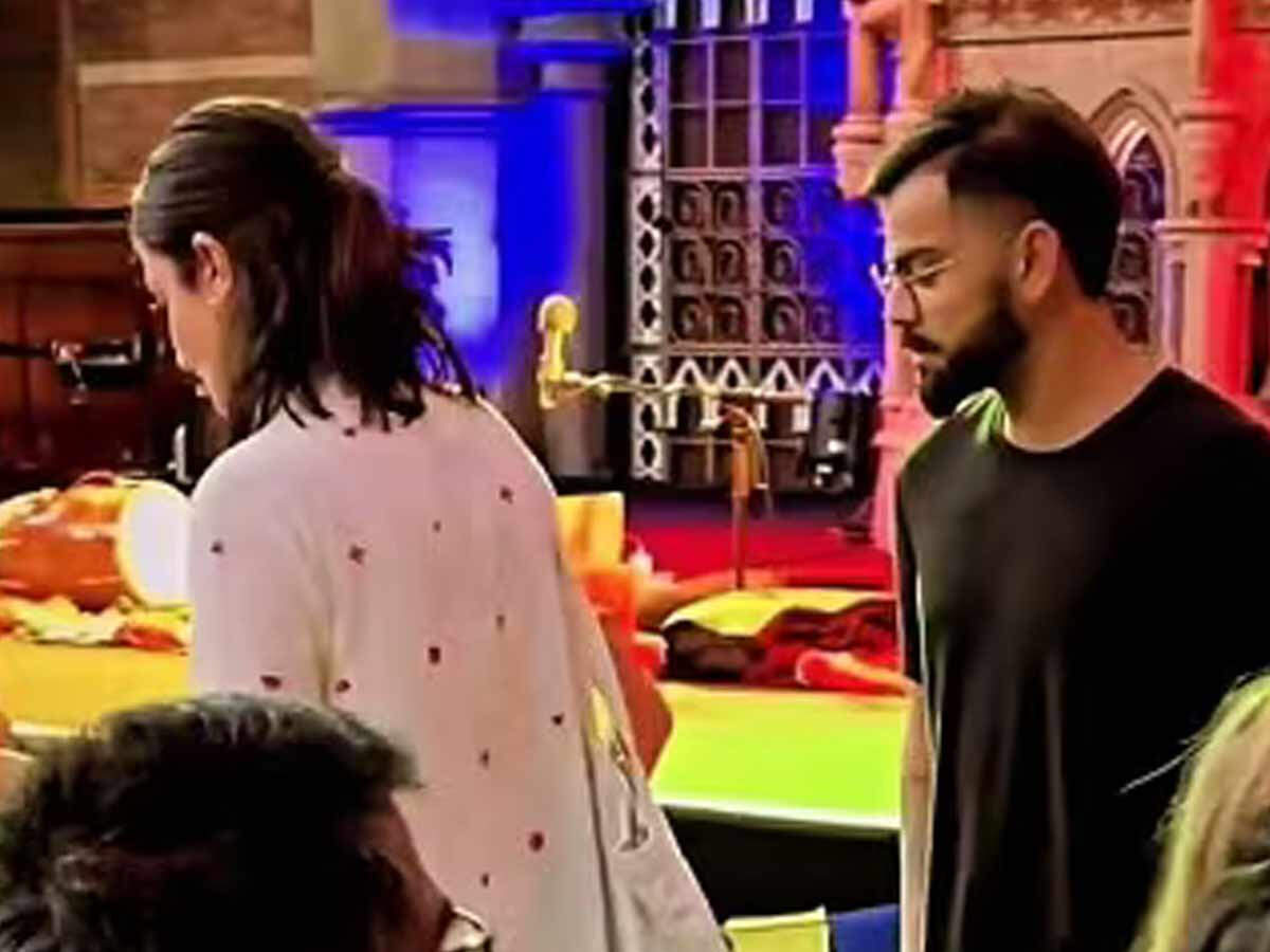 WATCH: Virat Kohli and Anushka Sharma attending Kirtan in London ...