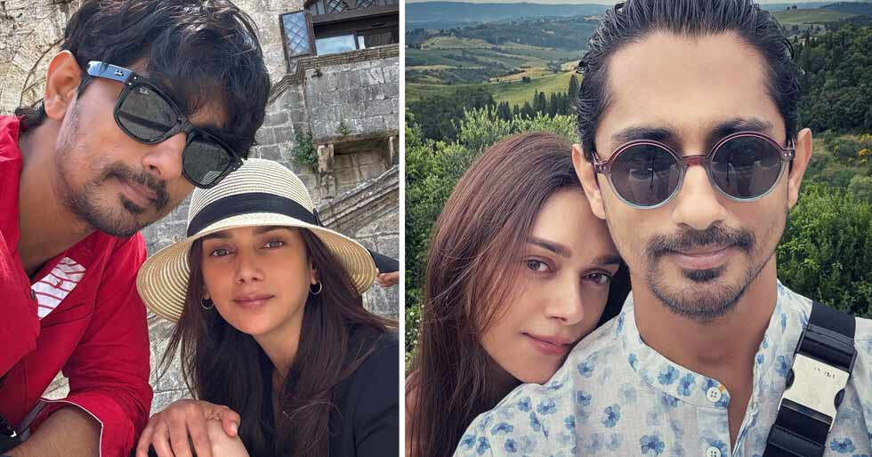 Lovebirds Aditi Rao Hydari and Siddharth’s Tuscany Diaries