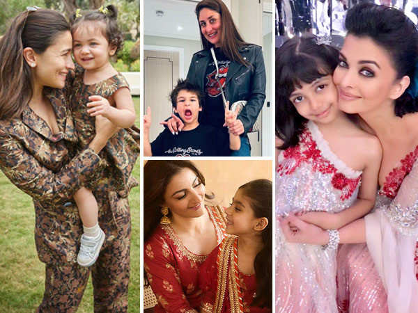 Bollywood celebs twinning with their little ones
