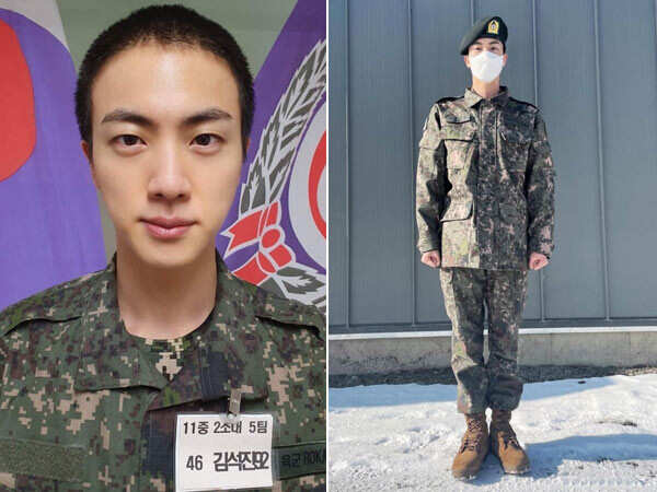 10 Pics of BTS’ Jin in military uniform that we can't stop gushing over ...