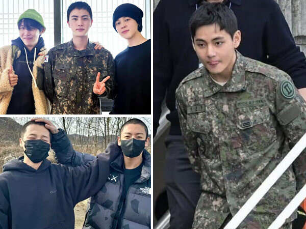 PHOTOS: Viral snaps of BTS from their days at the military | Filmfare.com