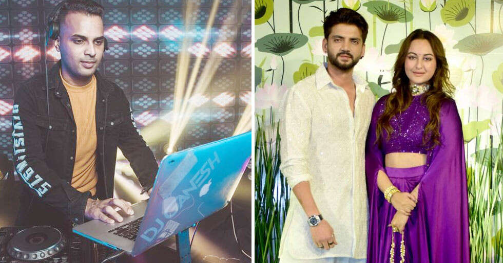 DJ Ganesh reveals Sonakshi Sinha and Zaheer Iqbal to party till 4 am today