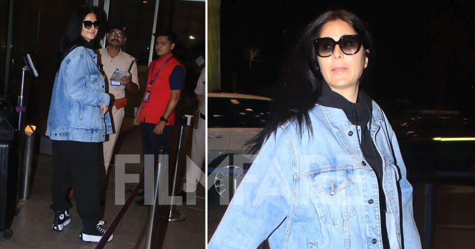 Photos: Katrina Kaif makes heads turn with a trendy airport look