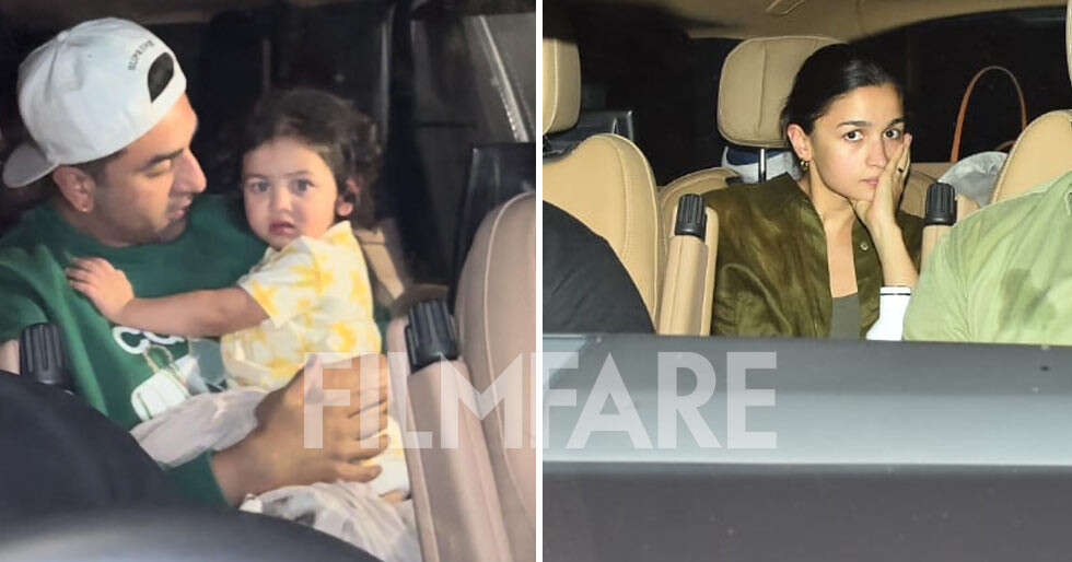 Ranbir Kapoor and Alia Bhatt back in the bay with Raha