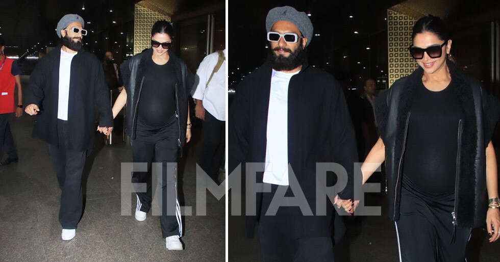 Parents-to-be Deepika Padukone and Ranveer Singh return from London ...