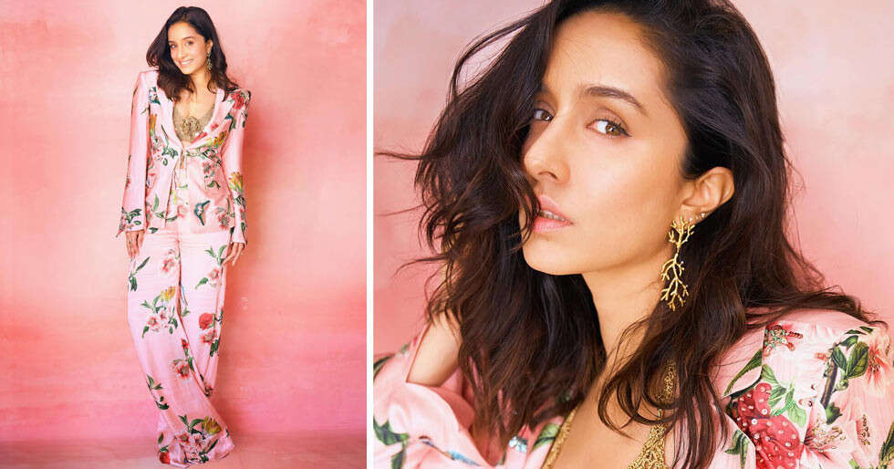 Shraddha Kapoor’s floral pantsuit is a winner