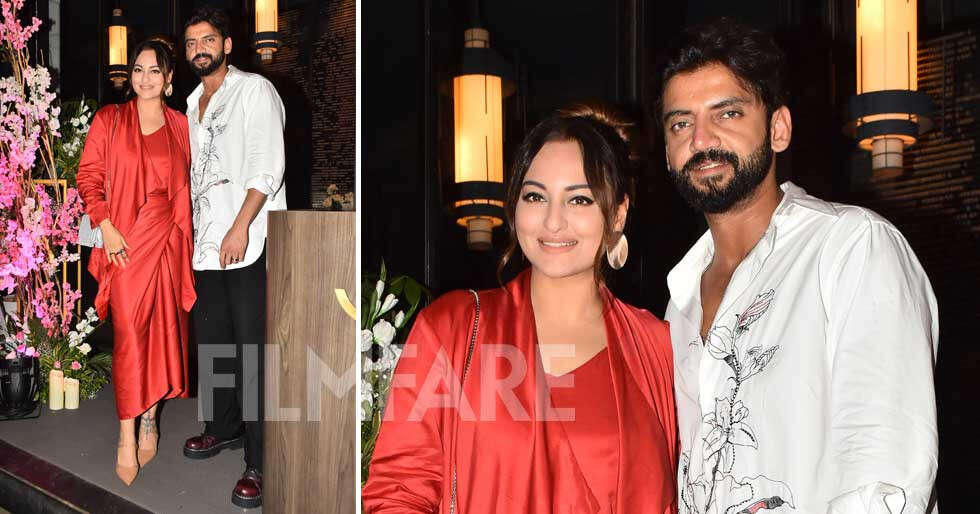 Newlyweds Sonakshi Sinha And Zaheer Iqbal Spotted In The City