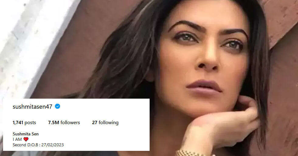 Sushmita Sen mentions her ‘second DOB’ in new social media bio