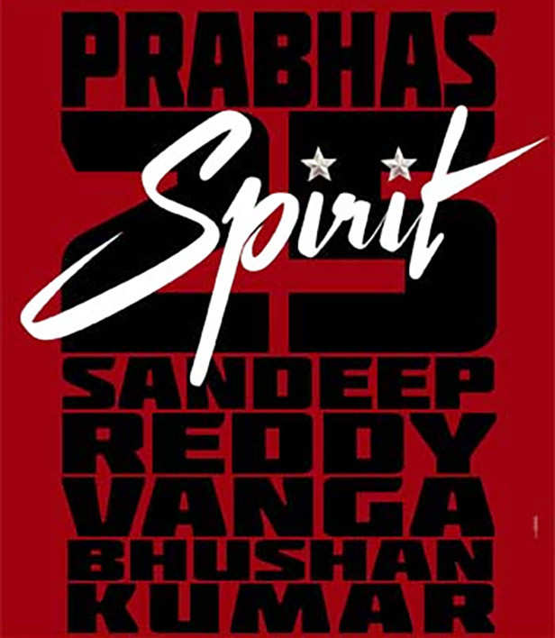 Prabhas Sandeep Reddy Vanga Spirit