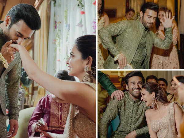 Inside Pulkit Samrat and Kriti Kharbanda’s mehendi ceremony: “Ishq ka rang aisa…”