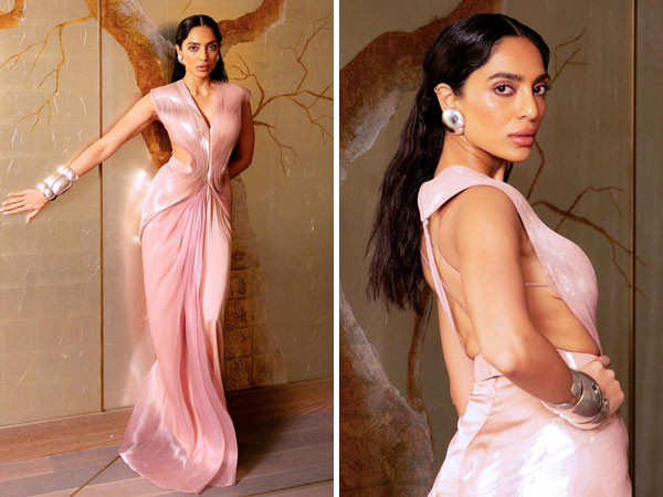 Sobhita Dhulipala sizzles in a pink gown at Monkey Man's SXSW premiere