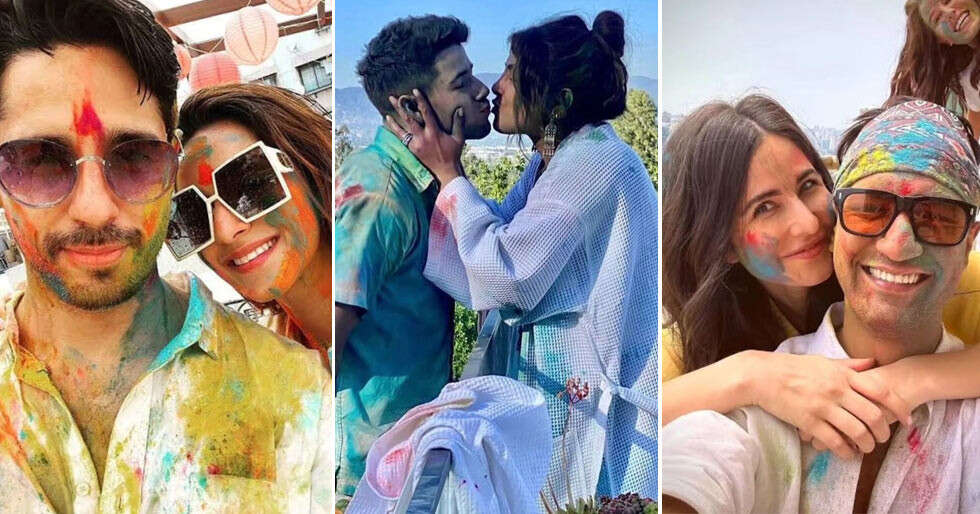 Holi Special: Throwback to when Nick-Priyanka, Sid-Kiara and others shared Holi pictures