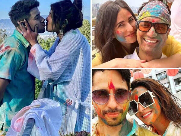 Holi Special: Throwback to when Nick-Priyanka, Sid-Kiara and others shared Holi pictures