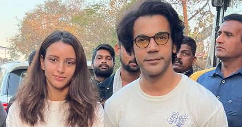 Triptii Dimri and Rajkummar Rao clicked post wrapping up shoot for the Vicky Vidya Ka Woh Wala Video