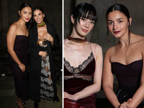 Alia Bhatt gets clicked with Demi Moore, Park Gyu-young at Gucci event