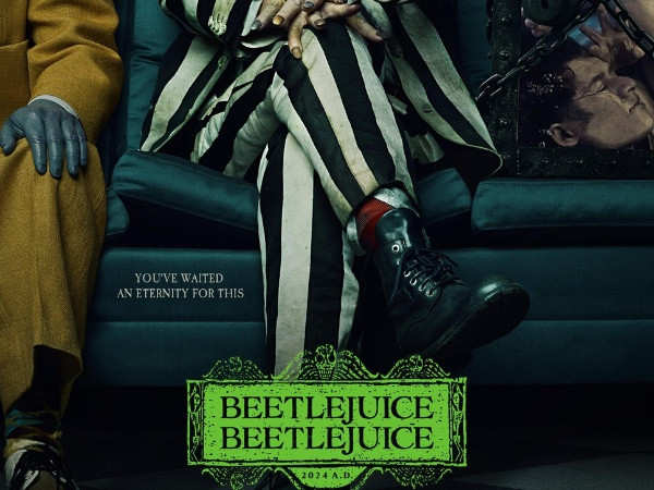 Check out the new poster of Tim Burton’s sequel, Beetlejuice Beetlejuice