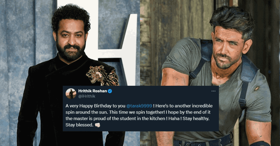War 2 co-stars Hrithik Roshan and Jr NTR's camaraderie is unmissable - Vimarsana News